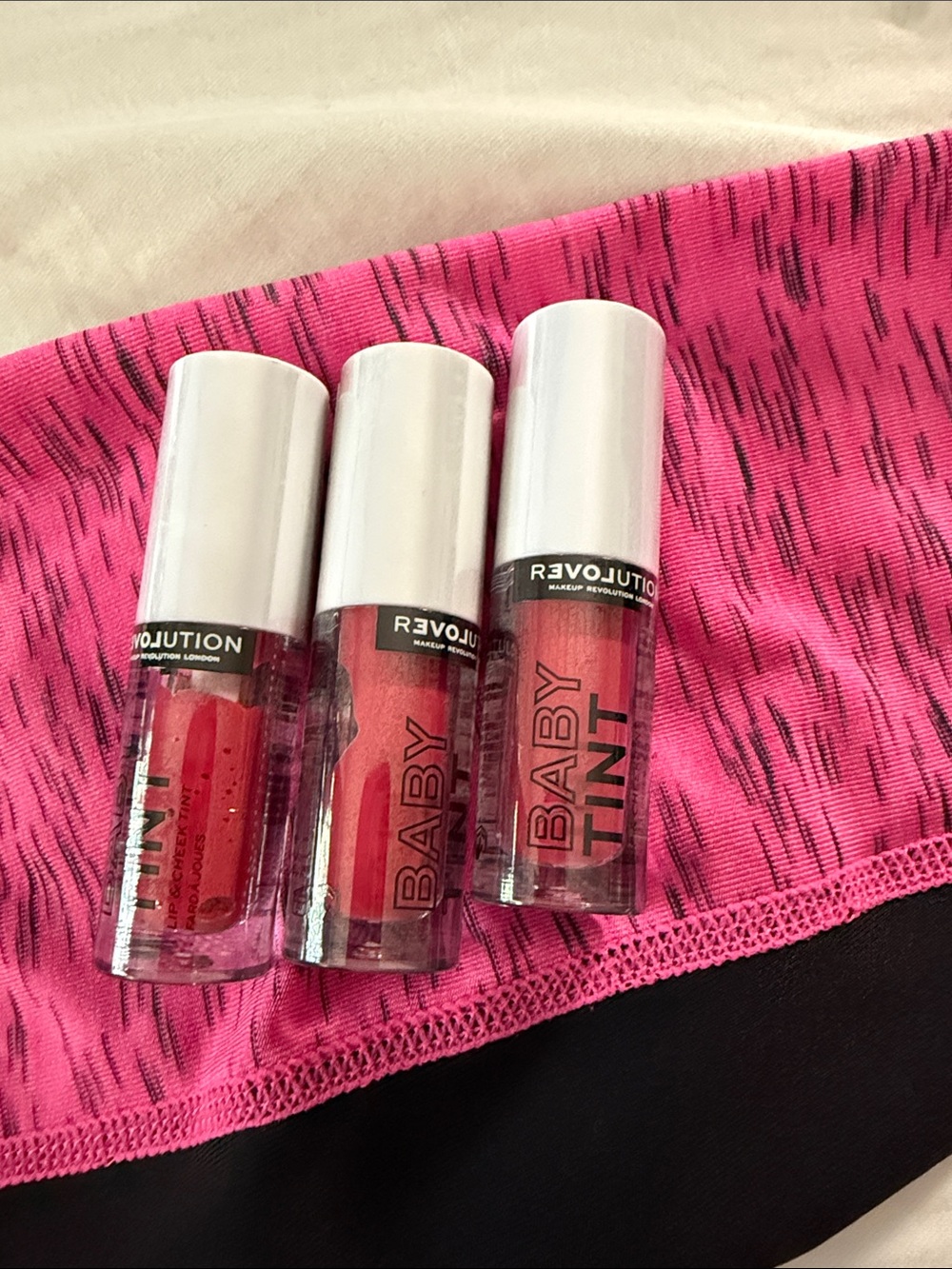 Revolution Baby Tint Lip & Cheek Tint - Pink Trio